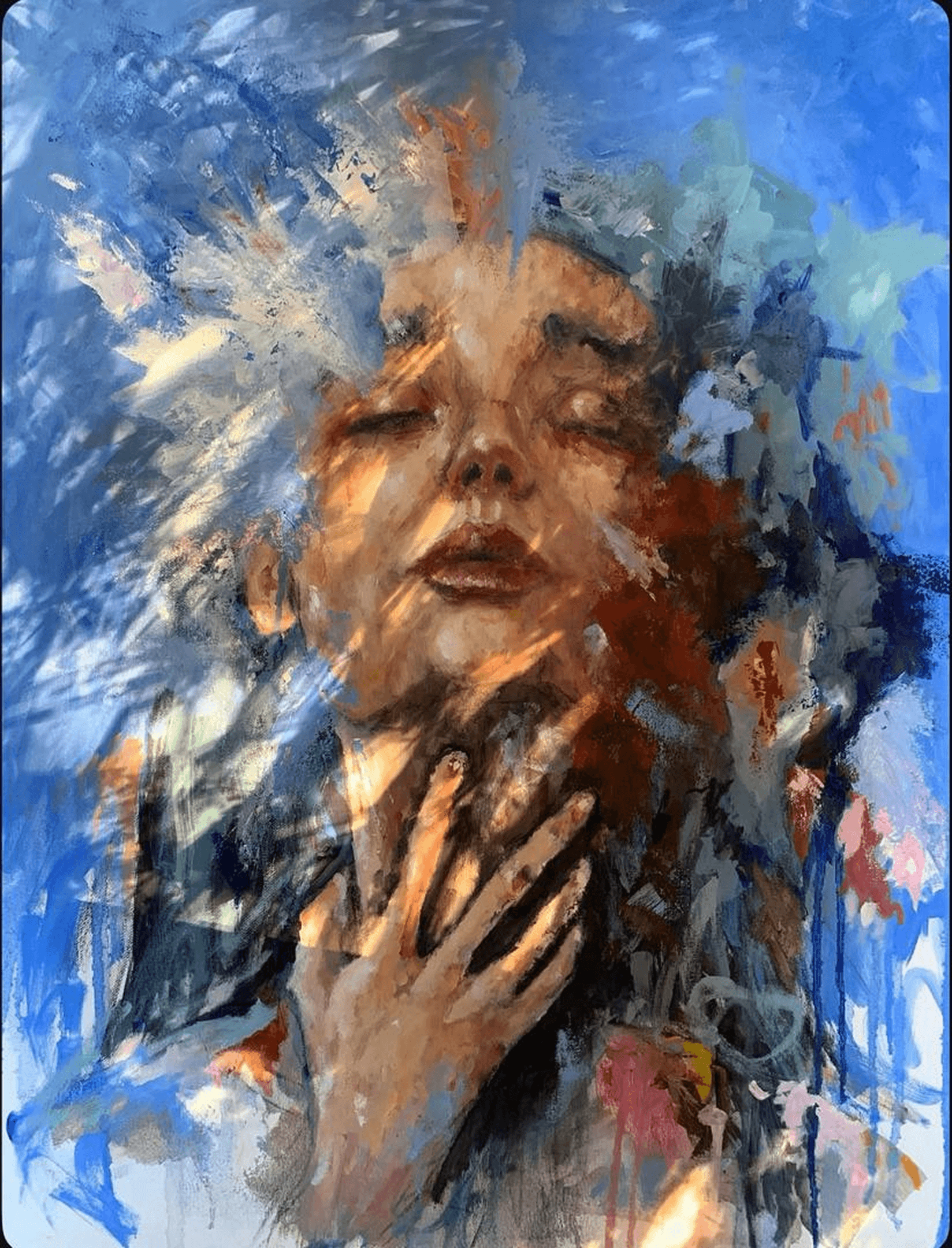 Impressionist Garden Scene